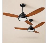 Aigostar Ventilador de Techo con Luz Silencioso 52″, 2 Uds