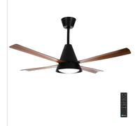 Aigostar Ventilador de Techo con Luz Silencioso 52″, 4 aspas