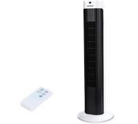 Aigostar Ventilador de Torre con Mando a Distancia, Oscilación 85°, Temporizador 7,5H, Ventilador Silencioso de 3 Velocidades y 3 Modos, para el Hogar, Estudio o Despacho, Vento