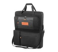 AIGOUT Bolsa de almacenamiento portátil para panel solar compatible con Jackery SolarSaga de 100 W y 200 W, impermeable, acolchado Oxford, organizador de panel solar con correa de hombro ajustable