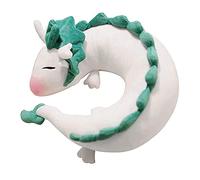 AIHANCH Anime Almohada cervical White Dragon Muñeco de peluche Juguetes Niños Viaje Almohada cervical Lindo Haku Spirited Away Felpa para Navidad Regalo de cumpleaños
