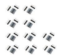 Aihasd 10 Piezas 4 canales IIC I2C nivel lógico convertidor Módulo bidireccional Palanca de cambios de 3,3 V a 5 V para Arduino
