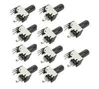 Aihasd 10 unidades RV09 tipo vertical 50 K potenciómetro ajustable resistencia