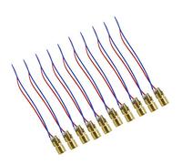 Aihasd 10PCS 3V Cabeza láser Diodo Dot Módulo WL rojo mini 650 nm 6 mm 5 mW