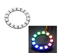 Aihasd 16 Bits Módulo WS2812B WS2812 5050 LED RGB Lámpara de anilloLuz direccionable individualmente Con controladores integrados