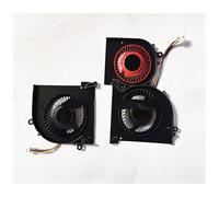 AIHDBCL Ventilador de refrigeración for CPU/GPU, Compatible con MSI, GS65 P65 Stealth GS65VR 8RF 8RE MS-16Q2 MS-16Q1 MS-16Q3 5V 0.5AL, Piezas for radiador de portátil(F)