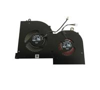 AIHDBCL Ventilador de refrigeración for CPU/GPU, Compatible con MSI, GS65 P65 Stealth GS65VR 8RF 8RE MS-16Q2 MS-16Q1 MS-16Q3 5V 0.5AL, Piezas for radiador de portátil(D)