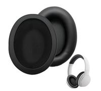 Aihoom 1 Par Almohadillas de Repuesto para Auriculares HyperX Cloud Stinger/Cloud Flight/CloudX/Cloud II/Cloud III/Cloud Alpha, Espuma de Memoria y PU Proteína (Negro)