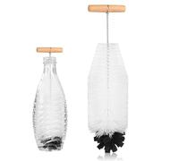 Aihoom Cepillo Limpiador de Botellas y Biberones, Compatible con Sodastream, Cepillo de Cristal para Limpieza de Botellas, Hogar y Cocina, 35 cm, Elimina Suciedad Difícil, Sin Rayar