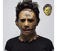 AII Lover Máscara de látex de la masacre del diablo espeluznante de Texas, película de miedo, Halloween, cosplay, fiesta, máscara de masacre de grito aterrador