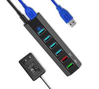 Aiibe - Cargador de teléfono USB 3.0 (6 puertos)
