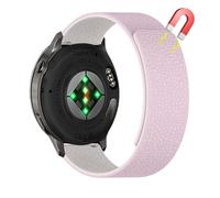 AiiBowy 18mm Correa Magnética Compatibles con Garmin Venu 4 41mm/Venu 3S 41mm/Forerunner 265S/255S, Pulsera Doble Magnética Silicona Deportiva para Garmin Vivoactive 4S 40mm Rosa Luz Estelar