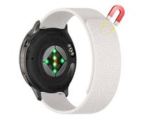 AiiBowy 18mm Correa Magnética Compatibles con Garmin Venu 4 41mm/Venu 3S 41mm/Forerunner 265S/255S, Pulsera Doble Magnética Silicona Deportiva para Garmin Vivoactive 4S 40mm Luz Estelar