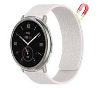 AiiBowy 20mm Correa Magnética Compatibles con Amazfit T-Rex 3 Pro 44mm/Amazfit Active 2 Square/Active 2/Active/GTR Mini/GTS 4 Mini/GTS 4, Pulsera Doble Magnética Silicona Deportiva Luz Estelar