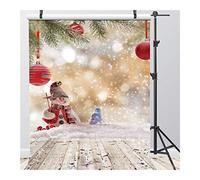 AIIKES 5x7FT Navidad muñeco de Nieve fotografía Fondo de Vinilo Tema de Navidad muñeco de Nieve Fondos fotográficos para Accesorios de fotografía de Estudio 10-827