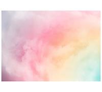 AIIKES 7x5FT Arco Iris Nube Cumpleaños Fondo Gradiente Color Nube Fotografía Fondo Baby Shower Niña Cumpleaños Pastel Smash Boda Fiesta Decoración Estudio Fotográfico Props 12-420