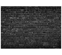 AIIKES 7x5FT Fondo de fotografía de Pared de ladrillo Negro Tema Vintage Diseño de ladrillo de Piedra Fondo de fotografía Bebé Fiesta de cumpleaños Decoración Photo Booth Studio Props 11-501
