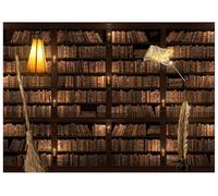AIIKES 7x5ft Magia Librería Fondo Halloween Brujas Tema Fiesta Decoración Fondo XY204