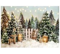 AIIKES 7x5ft Navidad Fondo Invierno Bosque Nevado Fotografía Fondo XY137