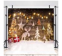 AIIKES 8x8FT Fondo de fotografía de Navidad Fondo de decoración de árbol de Navidad Fondo de Foto de Navidad de bebé Fondo de Fiesta Familiar Fondo de fotografía de Estudio 10-822