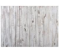 AIIKES Fondo de Madera Gris Blanco Vintage 7x5FT para Fotografía Recién Nacido Prop 11-890
