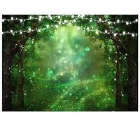 AIIKES Telón de fondo de jardín encantado de primavera de 7 x 5 pies, telón de fondo de bosque para fotografía, boda, baby shower, decoración de fiesta de cumpleaños, pancarta de estudio, retrato, accesorio 12-545