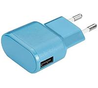Aiino AIWA1U1A-BL - Cargador de pared compatible con todos los dispositivos Apple 1USB 1A, color azul