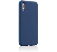 aiino Funda Strongly para iPhone XS MAX, Carcasa de Silicona, A Prueba de Golpes y Rayones, Carga Inalámbrica, Empuñadura Suave, Alta Protección contra Impactos, Azul