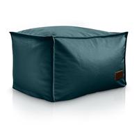 Aiire Reposapies Puff Salon en Terciopelo Persa - 50x40x30 cm Puf Almacenaje XXL Cuadrado Moderno - Taburete para Reposa Pies Sofa o Cojin de Suelo XXL para Decoracion Hogar Verde
