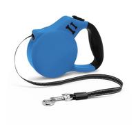AIITLE Correa extensible para perro de 5 m con cinta de nailon de 360° sin enredos, bloqueo de un botón, agarre antideslizante, diseñada para Boston Terriers, maltés, caniches de menos de 15 kg (uso