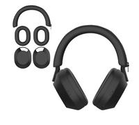 Aiiviol - Juego de 3 fundas protectoras para auriculares Sony WH-1000XM5, fundas protectoras de silicona para auriculares Sony XM5, fundas protectoras resistentes al sudor y fáciles de lavar (negro)