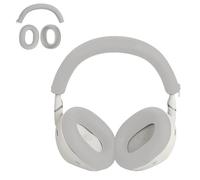 Aiivioll 2 fundas protectoras para auriculares Sony WH-1000XM6 - Fundas de silicona para orejas y cubierta para la diadema, a prueba de sudor, lavable, compatible con Sony XM6 (blanquecino)