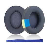 Aiivioll Almohadillas de gel de refrigeración de repuesto compatibles con Beats by Dr.Dre Studio 2 Studio 3 B0500 B0501 auriculares inalámbricos con cable, con espuma acústica (gris)