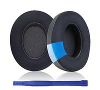 Aiivioll Almohadillas de gel de refrigeración de repuesto compatibles con Beats by Dr.Dre Studio 2 Studio 3 B0500 B0501 auriculares inalámbricos con cable, con espuma acústica (negro)