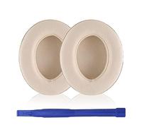 Aiivioll Almohadillas de repuesto, almohadillas compatibles con Beats Studio 2.0 y 3.0 con cable/inalámbrico B0500/B0501, auriculares sobre la oreja, cuero de proteína suave, espuma viscoelástica