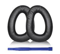 Aiivioll - Almohadillas de Repuesto para Auriculares GSP 300, 301, 302, 303, 350, Compatibles con Sennheiser (Negro)