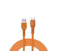 Aiivioll - Cable de carga JBL tipo C compatible con JBL Charge 4, Flip 5, Pulse 4, Endurance Peak, JBLCHARGE4BLKAM Auriculares inalámbricos Bluetooth Auriculares Cable de carga (3 pies/naranja)