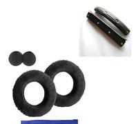 Aiivioll DT770 - Almohadillas de repuesto para auriculares Beyerdynamic DT 770/Pro, DT 880/Pro, DT 990/Pro, DT 990/Pro, almohadillas de espuma viscoelástica (color negro)