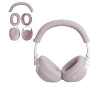 Aiivioll Juego de 3 fundas protectoras para auriculares Sony WH-1000XM6 / XM6, almohadillas de silicona y diadema, resistentes al sudor, lavables (gris rosa)