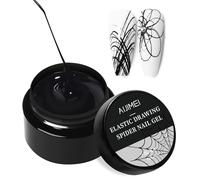 AIJIMEI Spider Nail Gel Polish Artistic Designs Spider Gel, Paint Wire Long Lasting Spider, Drawing Polish for Line Outstanding Effect Nail Art Entusiasts Design Nail Painting (Negro-1)
