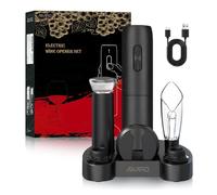 AIKARO - Abribotella Eléctrico Sacacorcho Electrónico Automático, Recargable (Set C)