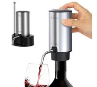 AIKARO - Aerador de Vino Eléctrico Vertedor Recargable Decantador Electrónico Automático con Base, Autodetención