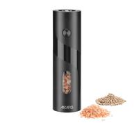 AIKARO - Molinillo Eléctrico de Sal y Pimienta Molinillo Automático de Especias, Funciona a Pilas (Battery-Operated Grinder)