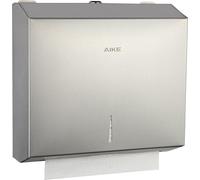 AIKE Acero Inoxidable Dispensador Papel Secamanos 250 Hojas Pared,para H2 & Z-Fold Papel Plegado de Tamaño 27 X 10 cm o Inferior Dispensador Papel Manos