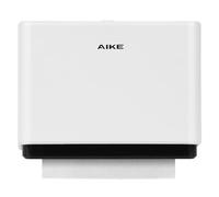 AIKE Dispensador Papel Secamanos Montado en Pared, para Z-Plegados Papel Plegado de Tamaño 25.3 x 8 cm o Inferior