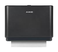 AIKE Dispensador Papel Secamanos Montado en Pared, para Z-Plegados Papel Plegado de Tamaño 25.3 x 8 cm o Inferior