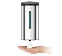 AIKE FoamCore Dispensador de Jabón Espuma Automático, de Pared para Uso Comercial, 750ML Acero Inoxidable para Jabón de Manos Espumoso (Acero Inoxidable Pulido)