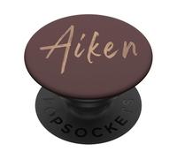 Aiken South Carolina Vintage diseño Elegante PopSockets PopGrip Adhesivo