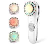 Aikertec Masajeador facial eléctrico, 7 en 1, máquina facial antienvejecimiento de alta frecuencia, máquina masajeadora facial galvánica