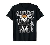aikido akita inu divertido aikido akita inu perro japonés mma Camiseta